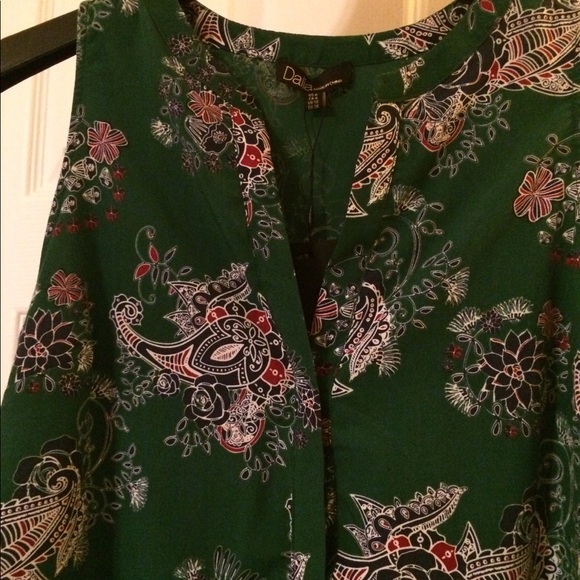 🆕 Dalia Green printed Shift Dress - Picture 2 of 5